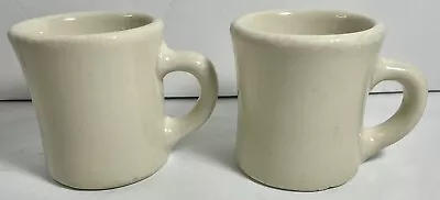 Victor Insulators Mug Diner Post WWII Restaurant Ware Porcelain Set Of 2 Vintage • $18.99