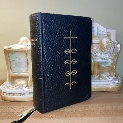 MARYKNOLL MISSAL ~ C.1961 Catholic ~ Daily Missal Of The Mystical Body ~ LEATHER • $37.99