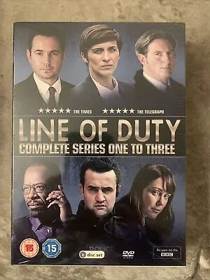 Line Of Duty - Complete Series One To Three Dvd Set - Region 2 - New / Sealed!!! • £9.90