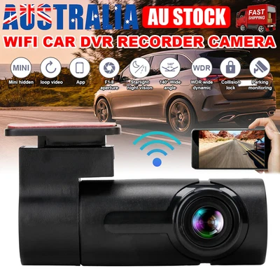 $31.85 • Buy Wifi HD Dash Camera 1080P Monitor Kit Dashcam Recorder Loop Video Backup Parking