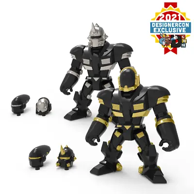 Glyos Rocom Toys Space Punks Mighty Maniax Daft Punk Tribute Action Figure Set • $150