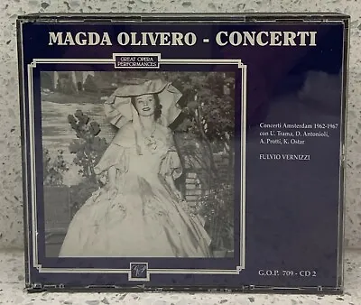 MAGDA OLIVERO Concerto Ad Amsterdam 27/10/1962 - Concerto Ad Amsterdam 6/5/1967  • $29.95