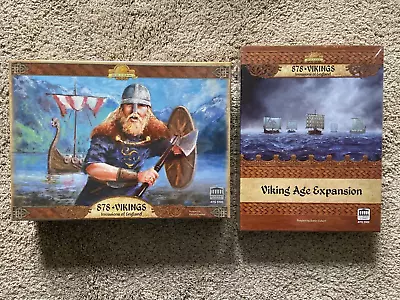 878 VIKINGS Invasion Of England + VIKING AGE Expansion - Academy Games • $189