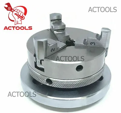 Mini Lathe Chuck 65 Mm & MT1 MT2 MT3 MT4 Shank  3 Jaw 2.5  Self Centering USA • $69.42