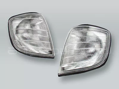 TYC Clear Corner Lights Parking Lamps PAIR Fits 1992-1999 MB S-Class W140 • $58.90