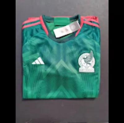 Mexico National Soccer Team Long Sleeves Jersey Large Size Green Color For Adult • $29.99