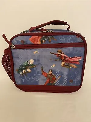 HARRY POTTER LUNCH BOX COOLER POTTERY BARN QUIDDITCH Free Shipping! • $14.98