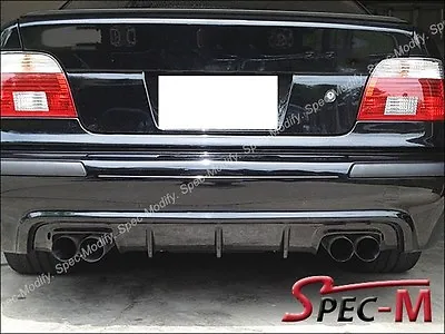 96-03 BMW E39 5-Series M5 Only 4Dr Exo Look Carbon Fiber Rear Bumper Diffuser CF • $299.99