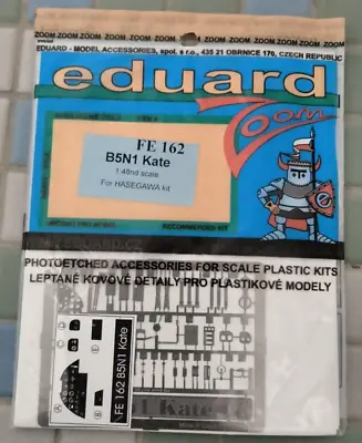 B5N1 Kate - Metal Extra Detail Set For Hasegawa Kits - 1:48 - Eduard - FE 162 • $11.99