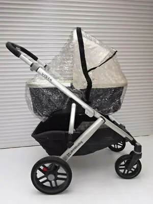 New RAINCOVER Zipped To Fit UppaBaby Vista/ Cruz Carrycot & Seat Unit Pushchair • £14.99