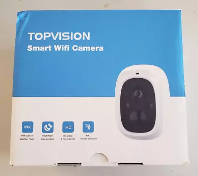 Topvision Smart Wifi Camera | HD Video Weatherproof Motion Detection 2-Way Talk • $15