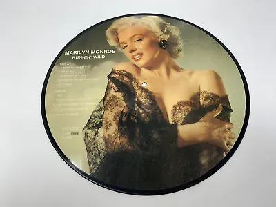 Marilyn Monroe  Runnin’ Wild  PICTURE DISC LP Vinyl AR 30038 Denmark 1985  • $42.99