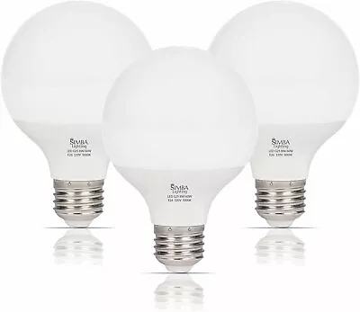 [3 Pack] LED Globe G25 G80 8W 120V 60W Equivalent Bulbs E26 Base 5000K Daylight • $17.95