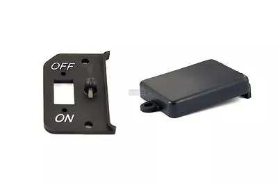 KM X2 Receiver Box Lid & Switch Cover - Black 30°N DNT Losi 5IVE-T/2.0 Rovan LT • £6.49