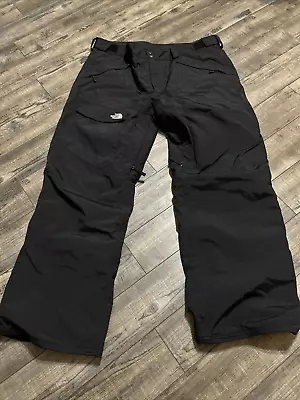 The North Face HyVent Mens Ski Snow Pants Insulated Black Embroidered Size XXL • $49.99