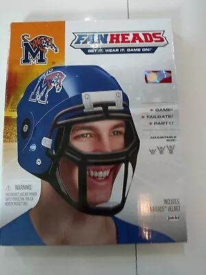 Memphis Tigers Fanheads College Football Game Tailgate Party Adjust OSFA Helmet • $12.99