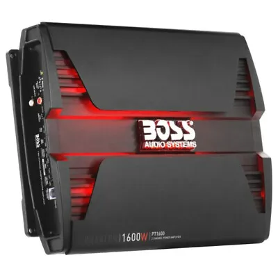 1 BOSS AUDIO SYSTEMS PT1600 2 Channel Amplifier 2x300 Watt RMS 4 OHM SPL • £1041.84