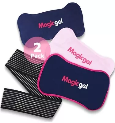 Flexible Wrap Around 3pc Gel Ice/Hot Pack Knees Back Shoulders Arms And Legs • £12.99