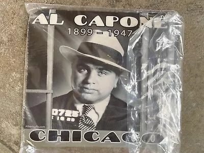 Gently Used Mob Gang Mobster Al Capone Chicago Illinois Black Mouse Pad Nice • $1