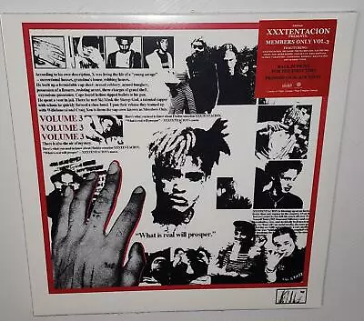 Xxxtentacion Members Only Vol 3 (2023) Brand New Vinyl Lp • $64.99