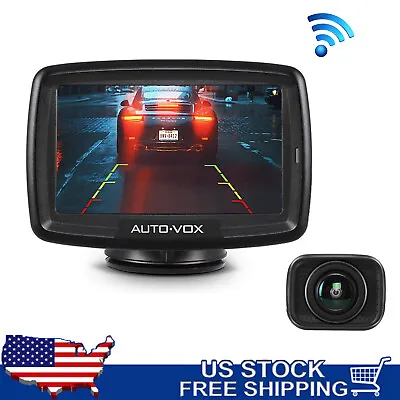 AUTO-VOX CS2 Wireless Backup Camera Car Rear View Reverse Camera 4.3  Monitor • $79.19