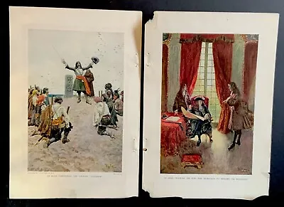 Howard Pyle “The Great La Salle” 2 Illustrations From Harper’s Magazine Feb1904 • $25