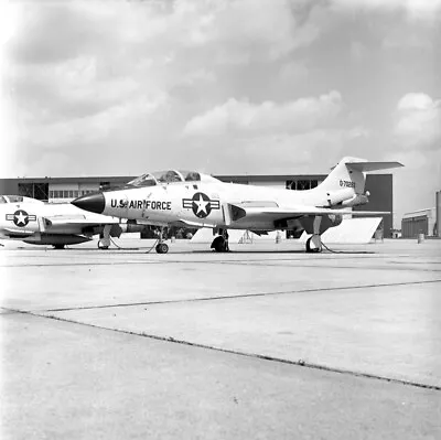 USAF F-101b Voodoo 57-0283 At Greenville In 1971 LARGE Size NEGATIVE • $3.73