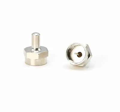 F-Type 75 Ohm Terminator With Resistor Coax Coaxial Cable Connector - 4 Pack • $7.97