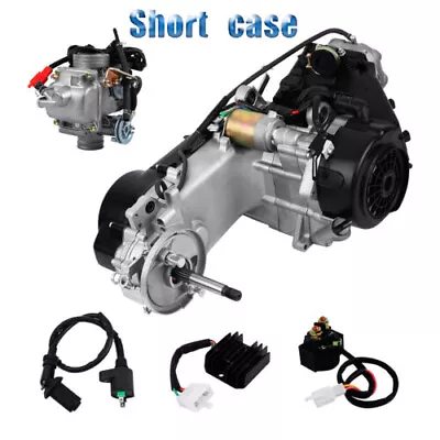 Complete Engine 150CC 4-Stroke GY6 Scooter ATV Dirt Bike Motor CVT Short Case • $278.99