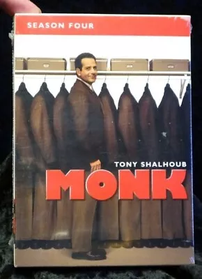 New Factory Sealed Monk 📀 Season 4 DVD Tony Shalhoub • $4.99