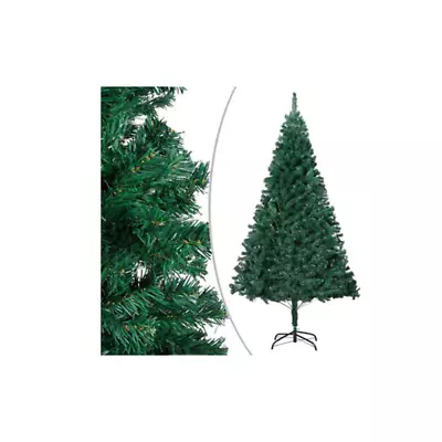 Artificial Christmas Tree With Thick Branches Green 240 Cm Pvc • $209.95