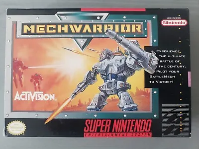 MechWarrior Super Nintendo SNES Complete In Box CIB - Excellent Condition • $140