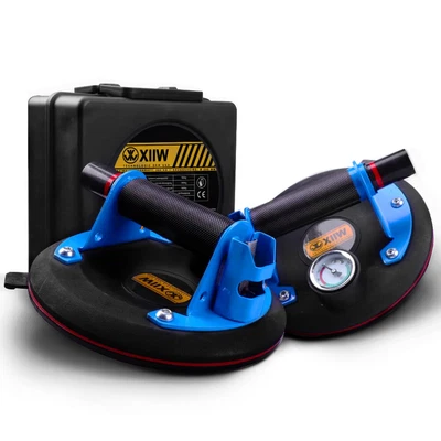 $116.99 • Buy 2Pack 800LBS Vacuum Suction Cup 8'' Glass Lifter W/ Pressure Gauge Metal Handle