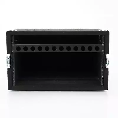 Grundorf AR6D-Black Carpeted 6U 6 Space Travel Desktop Studio Rack Case #51569 • $125