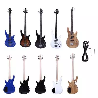 New School Student 4 Strings 24 Frets Electric Bass Guitar 5 Colors • $82.99