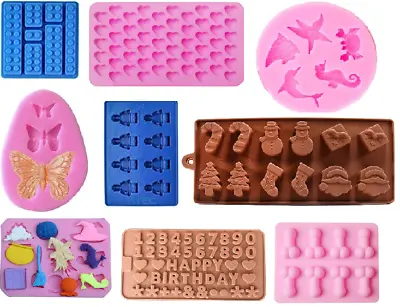 Silicone Fondant Mould Cake Decorating Chocolate Baking Mold Angel Elf Baby Bat • £4.44