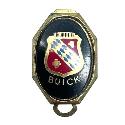 Vintage Buick Black Enamel Shield Logo Auto Key Fob Nibur • $25.03