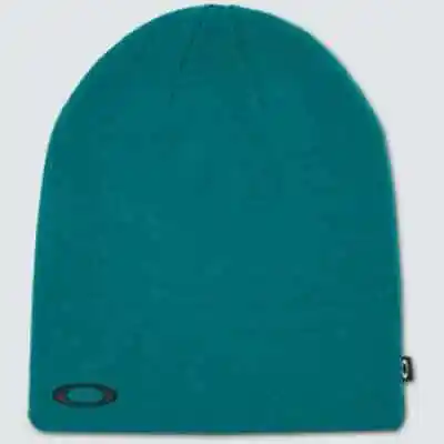 Oakley Mens Fine Knit Beanie Hat Green Lake Adults OS One Size Fits Most New • $16