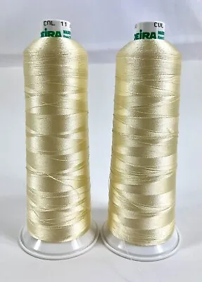 Madeira Embroidery Thread Spools Rayon Lot Of 2 No. 40 5000m ~ Made In Germany • $19.99