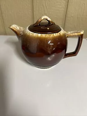 Vintage McCoy Pottery #7088 Brown TEAPOT With Lid 6  Made In USA Beautiful • $25