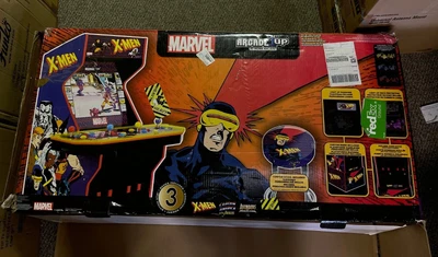 $549.99 • Buy Arcade1Up Marvel X-Men 4 Player 3 Games Arcade Machine With Stool & Riser, Nob