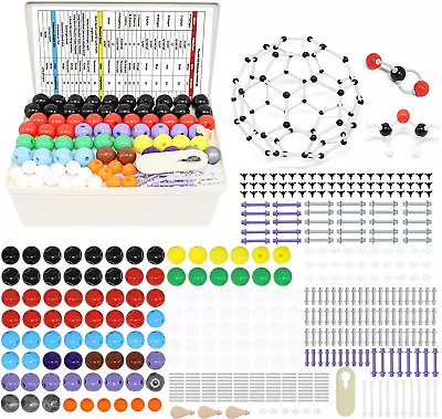$45.02 • Buy Chemistry Molecular Model Kit 444PCS Organic And Inorganic Modeling Students Tea