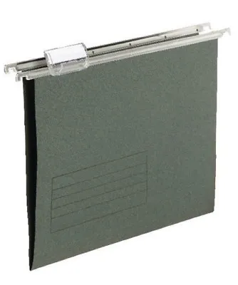 £13.49 • Buy Pack Of 20 A4 Hanging Suspension Files Green Tabs Inserts Filing Cabinet Folder