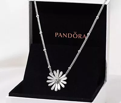 Authentic Pandora Necklace Daisy Flower Collier Necklace 398964c01-45 17.7 In • $47.99