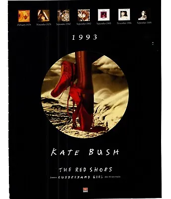 Framed Magazine Advert 11x9  Kate Bush : The Red Shoes Album • £22.99