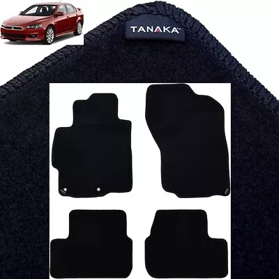 Tanaka Premium Nylon Thick Black Carpet Floor Mat For 08-17 Mitsubishi Laner • $31.95