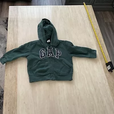 Boys Gap Zip Up Hoodie Age 12 To 18 Months • £3.75