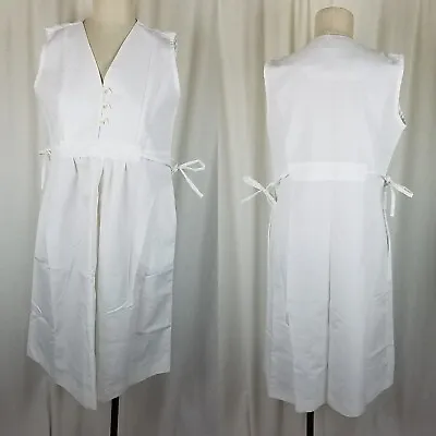 Vintage Bob Evans Bobbies White Nurses Dress Uniform Womens 6 Nursing Rockabilly • $67.99