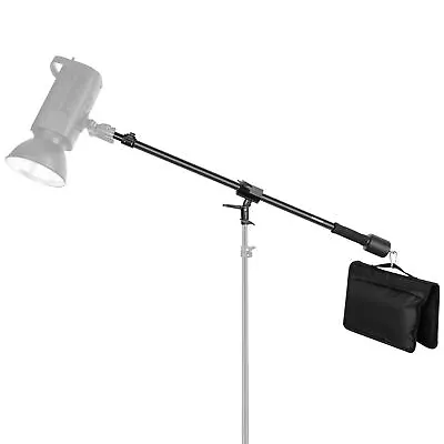 NEEWER 90-160cm Tripod Boom Arm With Sandbag | UK Free Shipping • £70