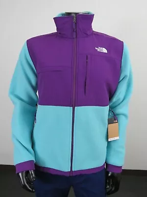 $128.97 • Buy NWT Mens The North Face Denali 2 Full Zip Heavy Warm Fleece Jacket Purple Blue 